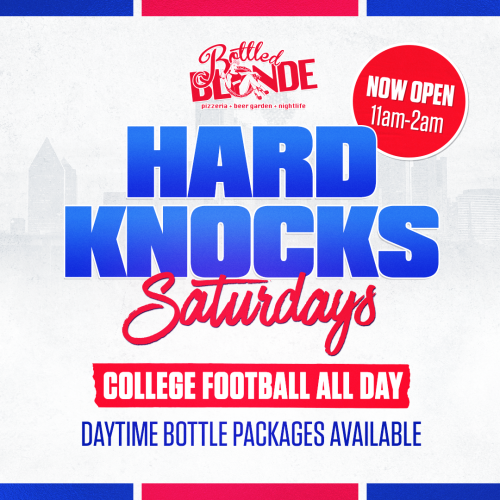 Hard Knocks Saturdays - Flyer