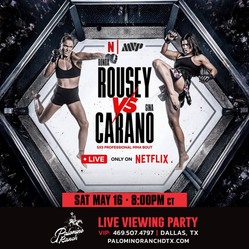 Rousey vs Carano - Flyer