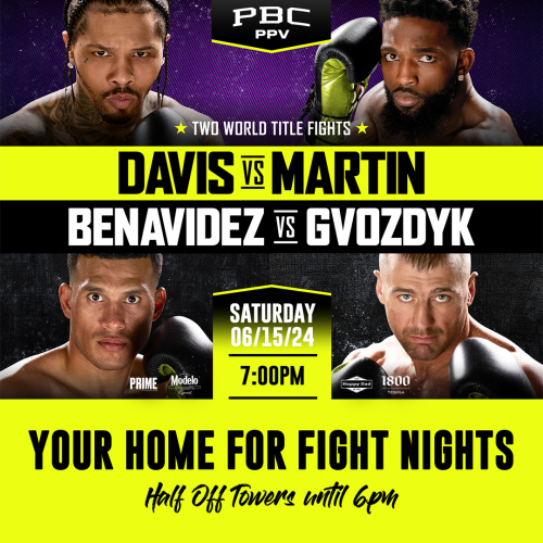 Fight Night! Davis VS Martin - Flyer