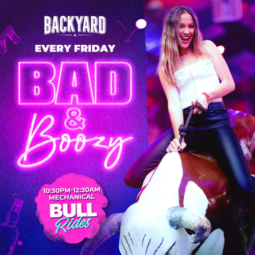 Bad & Boozy Friday - Flyer