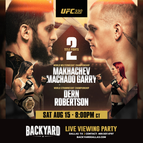 UFC 330 Fight Night: Makhachev vs. Machado Garry - Flyer