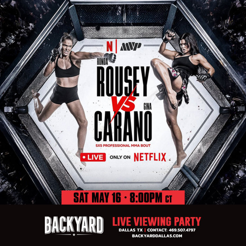 Rousey vs Carano - Flyer