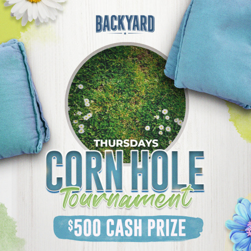 Thursday Corn Hole Tournament - Flyer