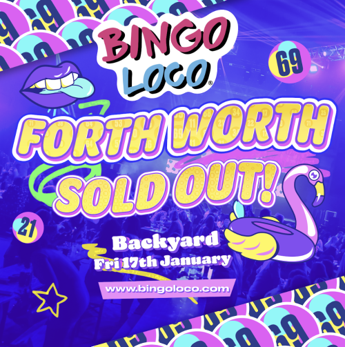 Bingo Loco (Fort Worth) - Flyer