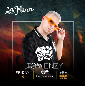 Flyer: Tom Enzy at La Mina