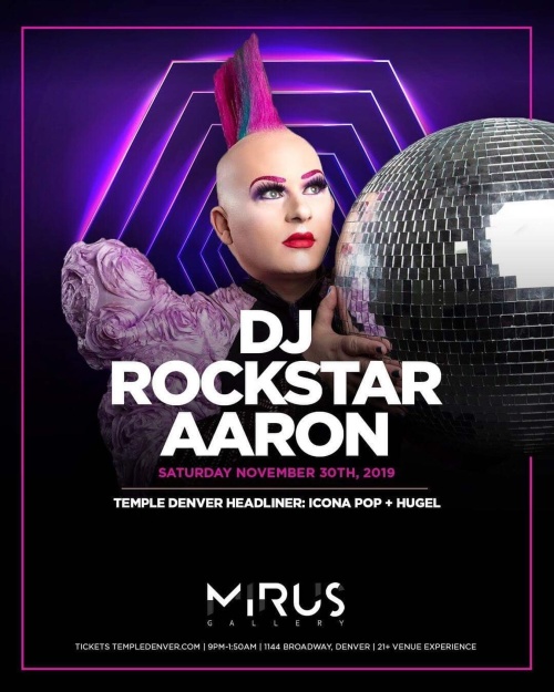 DJ Rockstar Aaron - Temple Nightclub Denver