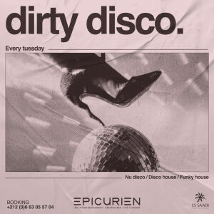 Dirty Disco, Tuesday, August 18th, 2026