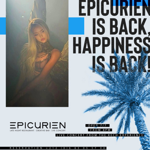 Epicurien is open - Flyer