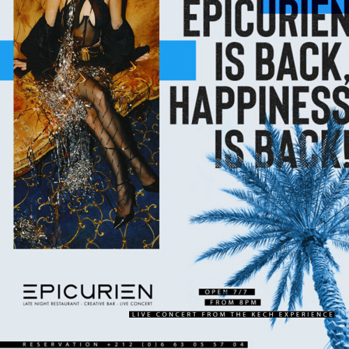 Epicurien is open - Flyer