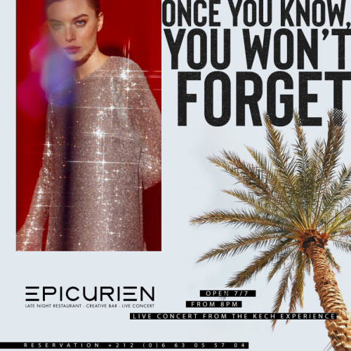 Epicurien is open - Flyer