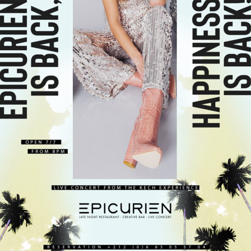 Epicurien is open - Flyer