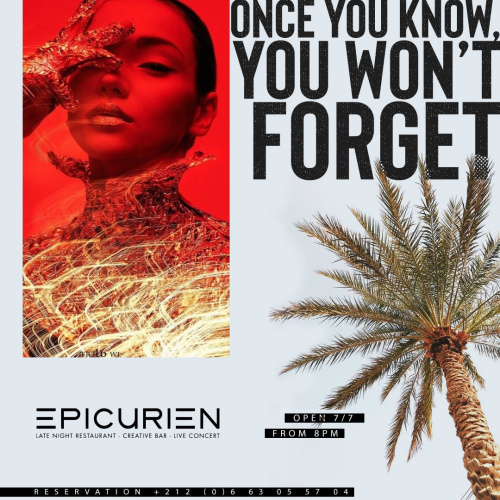 Epicurien is Open from 8pm - L'Epicurien