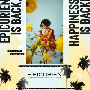 Epicurien is Open, Saturday, March 25th, 2023