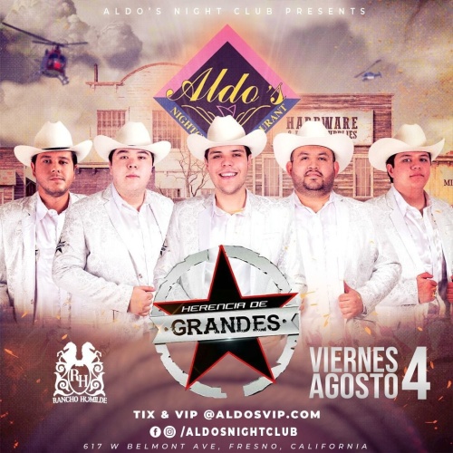 Herencia de Grandes - Aldo's Nightclub