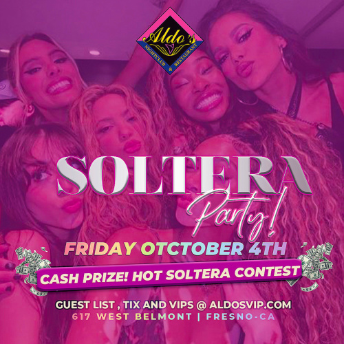 SOLTERA NIGHT! - Aldo's Nightclub