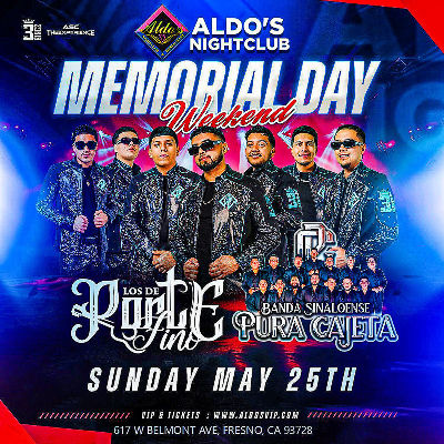 Los De Porte Fino - Memorial Day Weekend, Sunday, May 25th, 2025