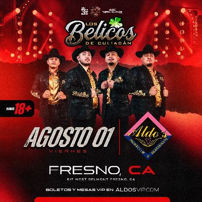 Los Belicos De Culiacan, Friday, August 1st, 2025