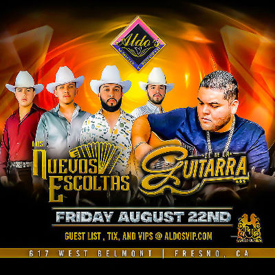 Los Nuevos Escoltas and El De La Guitarra, Friday, August 22nd, 2025