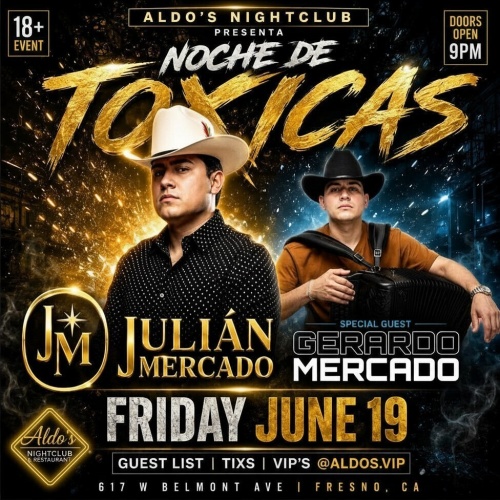 Julian Mercado y Gerardo Mercardo - Aldo's Nightclub