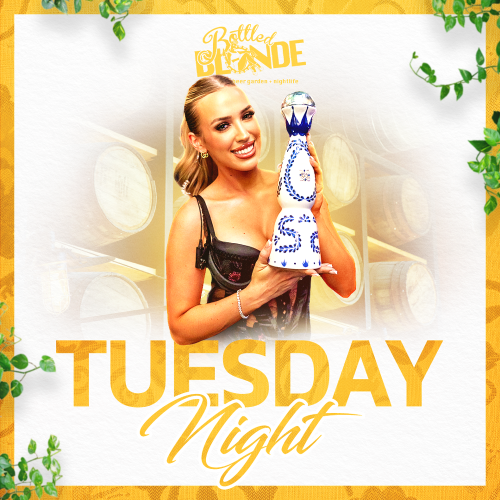 Tuesday Nights at Bottle Blonde - Flyer