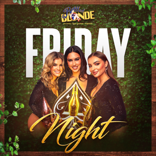 Friday Nights at Bottle Blonde - Flyer