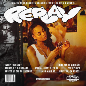 Flyer: Replay Thursdays: 90s & 2000s Hip Hop / R&B Classics