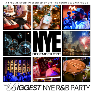 Flyer: The Biggest R&B NYE Party By Casamigos