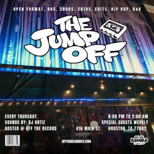 Flyer: Jump Off Thursdays: 90s & 2000s Hip Hop / R&B Classics