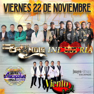 INDUSTRIA DEL AMOR, BRINDIS ,PEGASSO Y VIENTO, Friday, November 22nd, 2024