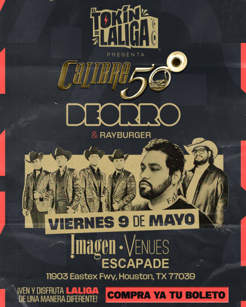 Calibre 50, Deorro & Rayburger - Escapade 2001