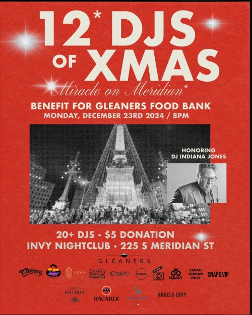 DJ INDIANA JONES' 12 + DJs of XMAS "MIRACLE ON MERIDIAN EDITION" - Invy Music Venue