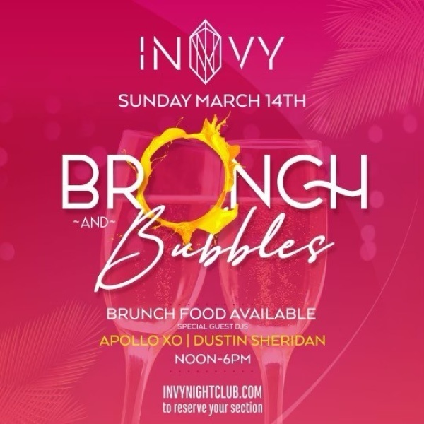 BRUNCH & BUBBLES at Invy