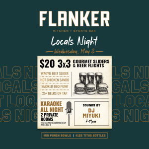 Flyer: Locals Night