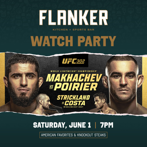 UFC 302: Makhachev vs. Poirier - Flyer