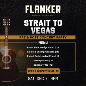 Flyer: Strait To Vegas Pre & Post Party