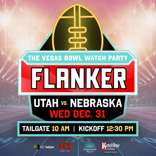 The Las Vegas Bowl - Utah vs Nebraska - Flyer