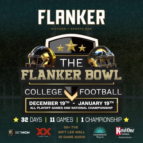 The Flanker Bowl - Playoff Semifinals - Flyer
