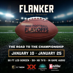 Flyer: Pro Football Playoffs - Divisional Game