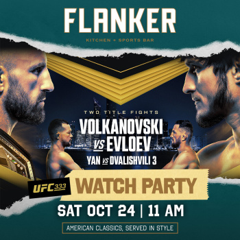 UFC 333: Volkanovski vs Evloev Flyer Image