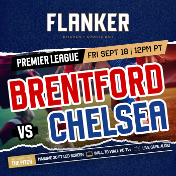 The Pitch: Brentford vs Chelsea Flyer Image
