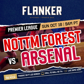 The Pitch: Nottm Forest vs Arsenal Flyer Image