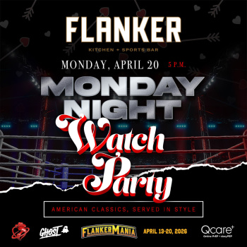 FlankerMania Monday Night Watch Party Flyer Image