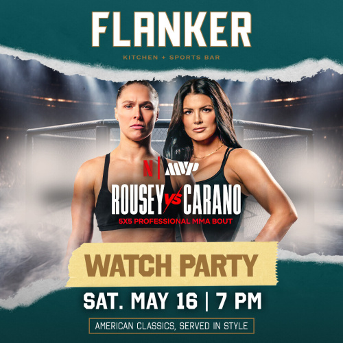 Fight Night: Ronda Rousey vs Gina Carano - Flyer