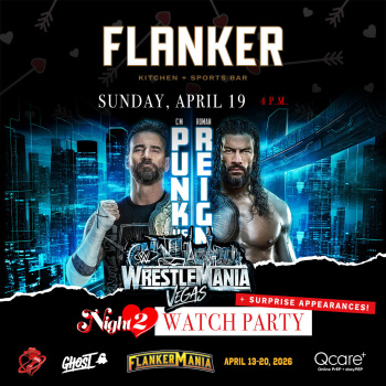 FlankerMania Week - Wrestlemania Night 2 Flyer Image
