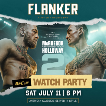UFC 329: McGregor vs Holloway II Flyer Image