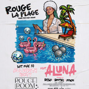 Flyer: All White Party: Aluna