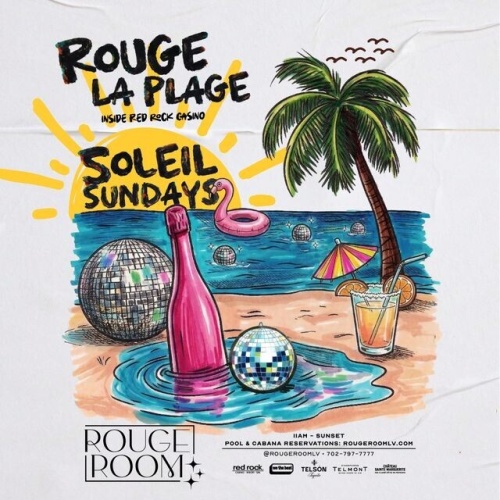 Rouge La Plage Cabanas - Flyer
