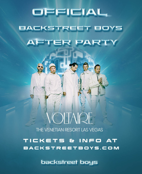 Official Backstreet Boys Afterparty - Flyer