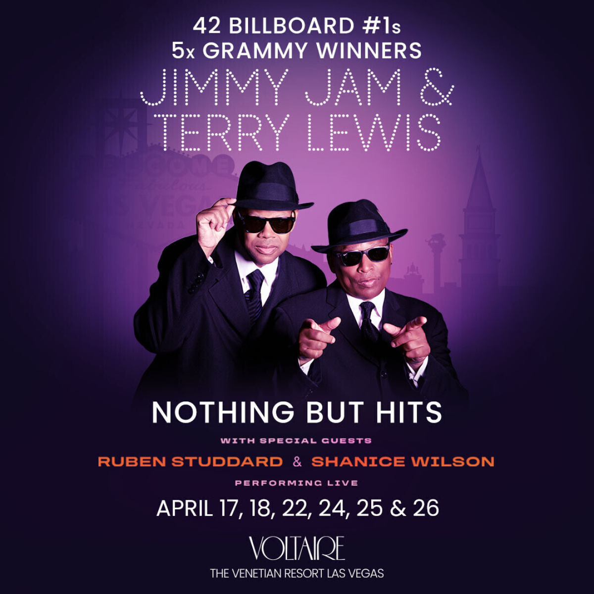 Jimmy Jam & Terry Lewis | Voltaire Las Vegas