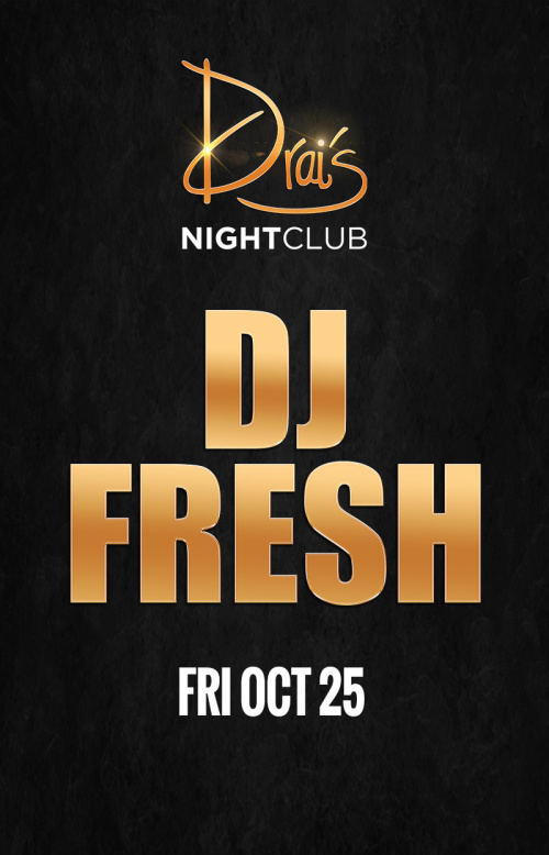 DJ Fresh - Flyer